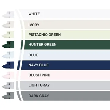 Premium Organic Cotton King Bed Sheets - Cooling Percale Weave