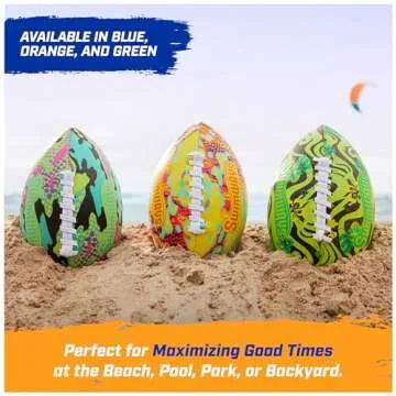 SwimWays Hydro Waterproof Football for Summer Fun