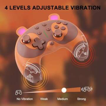 STOGA Cute Raccoon Controller for Nintendo Switch & PC