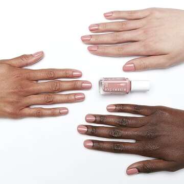 essie Expressie Vegan Quick Dry Nail Polish - Rose Pink