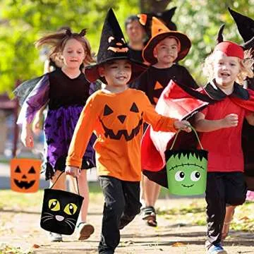 Whaline Halloween Trick or Treat Bucket Set for Kids