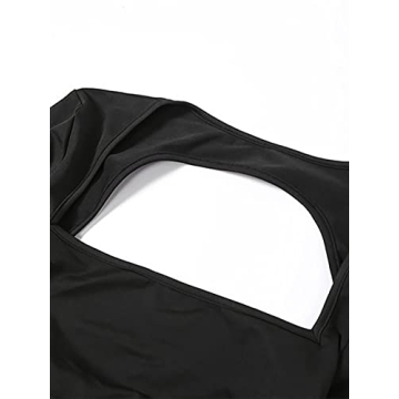 AnotherChill Women's Bodycon Backless Cut-Out Dress