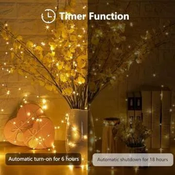 4-Pack Fairy Lights Battery Operated with Remote, Waterproof 33FT 100 LED Battery String Lights Outdoor Indoor, 8 Modes Twinkle Lights with Timer for Bedroom Classroom DIY Christmas Decor (Warm White)