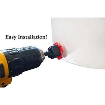 RentACoop DIY Waterer Kit - Horizontal Nipples with Dribble Dish and Installation Tool - Great for Chickens, Turkeys, Peafowl, and Other Poultry - 12 Pack