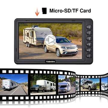 Haloview BThandy7 FHD 1080P Wireless Backup Camera System