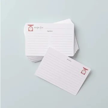 Elegant Recipe Tin in Cream for A Stylish Kitchen