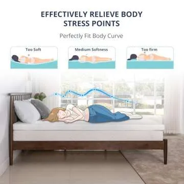 2 Inch Gel Memory Foam Mattress Topper Full Size, Cooling Bed Topper for Pressure Relief with Removable Breathable Soft Cover, CertiPUR-US Certified