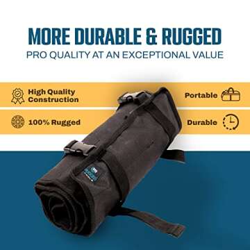 Heavy Duty Wrench Roll for Tool Organization and Safety