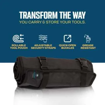 Heavy Duty Wrench Roll for Tool Organization and Safety