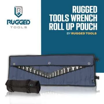 Heavy Duty Wrench Roll for Tool Organization and Safety