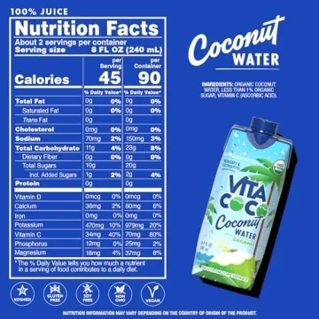 Vita Coco Coconut Water 16.9 Oz - 12 Pack