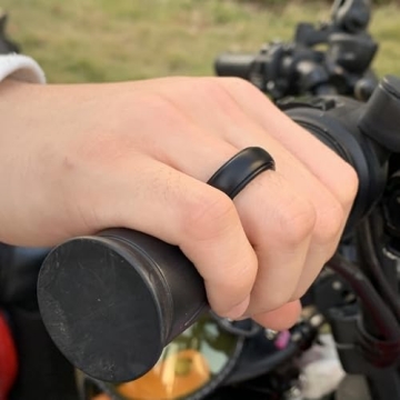 Breathable Silicone Wedding Ring for Active Men