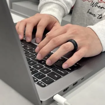 Breathable Silicone Wedding Ring for Active Men