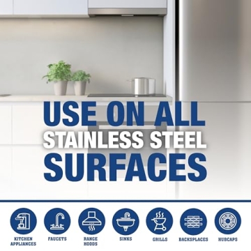 Bar Keepers Friend Stainless Steel Cleaner & Microfiber Cloth - Sparkling Shine