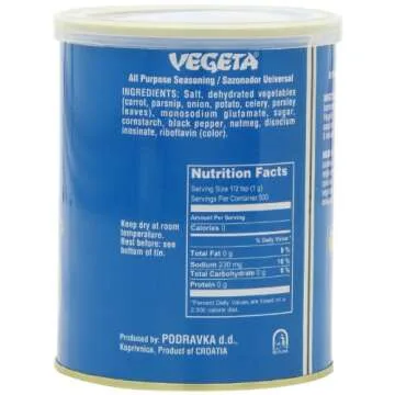 Vegeta Gourmet Seasoning Tin, 17.5-Ounce Pack of 4