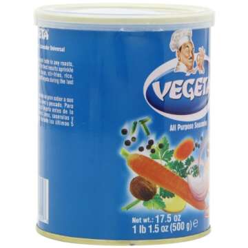 Vegeta Gourmet Seasoning Tin, 17.5-Ounce Pack of 4