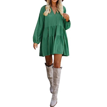 Stylish FANCYINN Ruffle Dress for Any Season