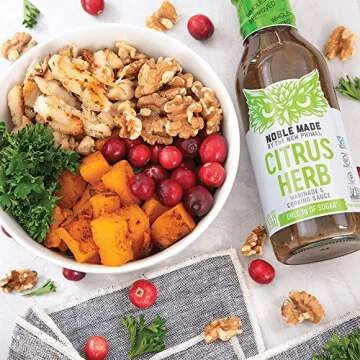 Noble Made by The New Primal, Citrus Herb Marinade & Cooking Sauce, 12 Ounce