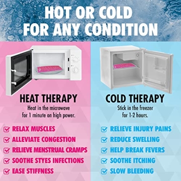 Sleek Reusable Gel Ice Packs for Pain Relief in 2 Pack