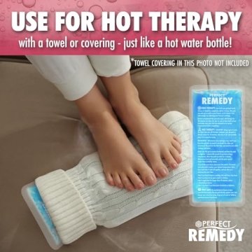 Sleek Reusable Gel Ice Packs for Pain Relief in 2 Pack