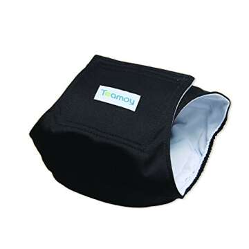 Teamoy 3 Pack Male Dog Diaper Wrap, Washable Puppy Belly Bands, Super-Absorbent and Comfortable(M,13...