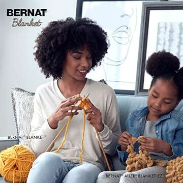 Bernat Blanket Super Bulky Acrylic Yarn - 2 Pack of 300g/10.5oz #6 Chunky Chenille Heavy Weight Yarn for Knitting and Crocheting, Amigurumi, Thick Blankets (Pumpkin Spice, 220 Yards 2-Pack)