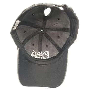 Dog Mom Ponytail Baseball Cap – Stylish & Adjustable