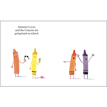 The Crayons Go Back to School Adventure Book for Kids