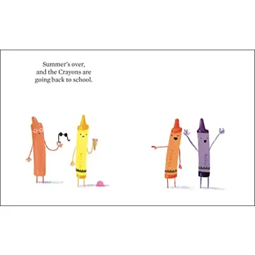 The Crayons Go Back to School Adventure Book for Kids