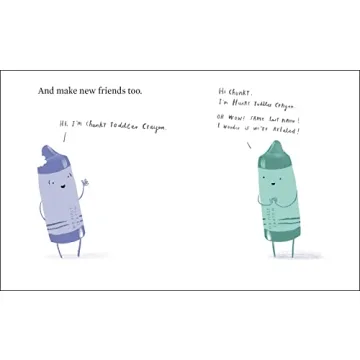 The Crayons Go Back to School Adventure Book for Kids