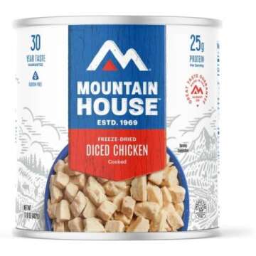 Diced Chicken - Freeze Dried Survival Food
