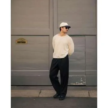 Deyeek Men's Lightweight Sweatpants Open Bottom Sweat Pants for Men Straight Leg Gym Sweatpants Lounge Pants with Pockets