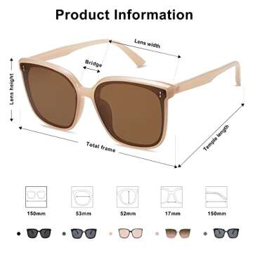 SOJOS Sunglasses for Women Men Vintage Style Shades SJ2157,Brown/Brown