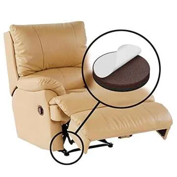 Slipstick GorillaPads CB147 Non Slip Furniture Pads/Gripper Feet (Set of 16) Self Adhesive Rubber Floor Protectors, 1 inch Round, Black