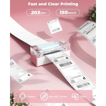 MUNBYN Bluetooth Thermal Label Printer for Easy Labeling