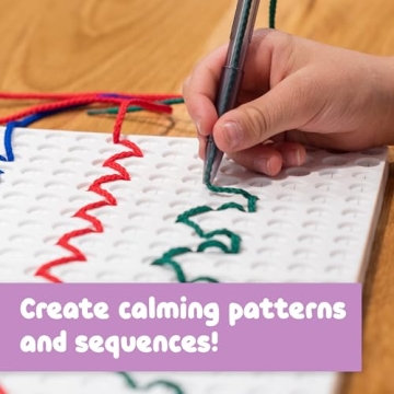 SPARK & WOW Calm Down Threading Boards - Sensory Fun for Kids