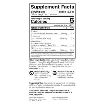 Jigsaw Health Potassium Cocktail | Formerly Pickleball Cocktail | Blue Raspberry Flavor | 60 Serving...