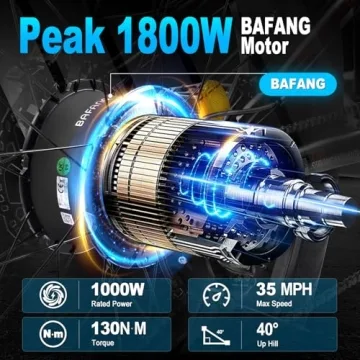 FREESKY Electric Bike 1800W Motor with 120 Mile Range