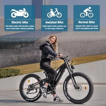FREESKY Electric Bike 1800W Motor with 120 Mile Range