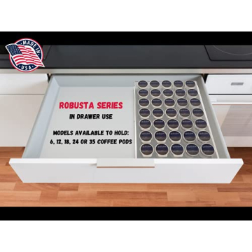Coffee Pod Holder for 35 Pods Stylish Storage Solution