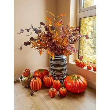 MISSPIN Thanksgiving Decorations - 9pcs Fall Decor Set