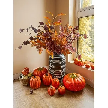 MISSPIN Thanksgiving Decorations - 9pcs Fall Decor Set