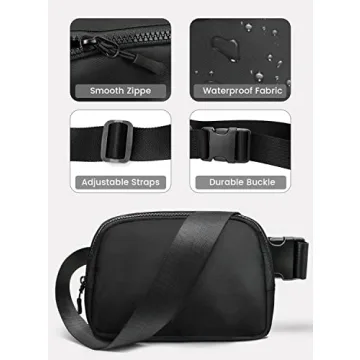 Meyfancy Cross Body Fanny Pack Waterproof Adjustable Bags