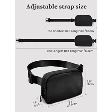Meyfancy Cross Body Fanny Pack Waterproof Adjustable Bags