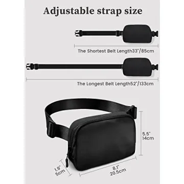 Meyfancy Cross Body Fanny Pack Waterproof Adjustable Bags
