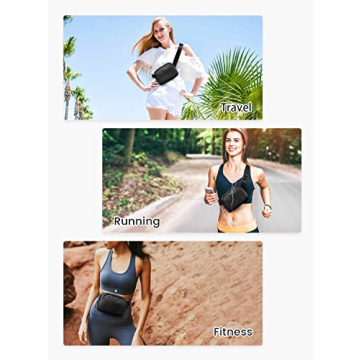 Meyfancy Cross Body Fanny Pack Waterproof Adjustable Bags
