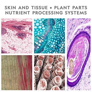 NATIONAL GEOGRAPHIC Kids Microscope Science Kit - Dual LED Microscope for Kids, Ultra Bright 20x & 50x Magnification, 35 Microscope Slides, Most Complete Microscope Kit for Kids 8-12, Biology for Kids