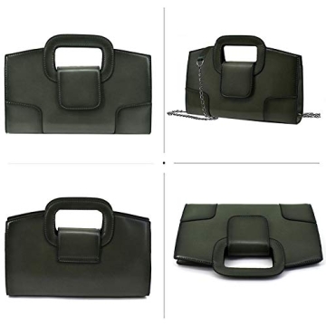 Goclothod Top Handle Satchel Women Vintage Flap Tote Clutch Handbag Crossbody Shoulder Bag Purse