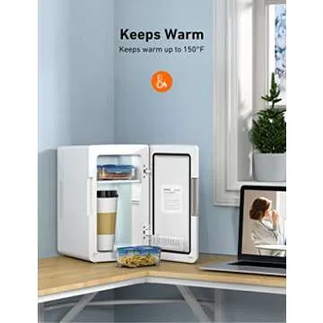 AstroAI Mini Fridge - 6L Skincare Cooler & Warmer