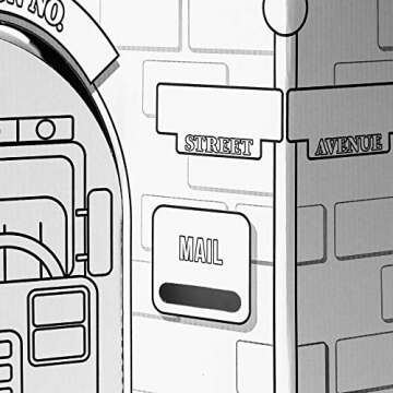 Easy Playhouse Police and Fire Station - Kids Art & Craft for Indoor & Outdoor Fun – Decorate & Personalize The Cardboard Fort, 32" X 26. 5" X 40. 5" - Made in USA, Age 3+ [Amazon Exclusive], white